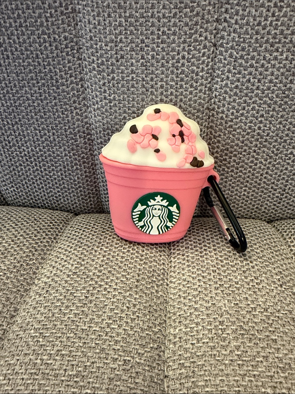 Starbucks Pink Latte Airpods 2 case